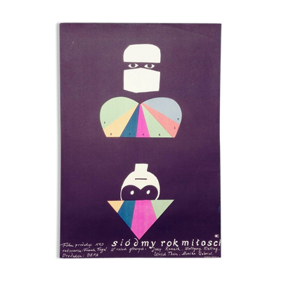 Affiche polonaise originale de 1969 58x84