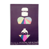 Original Polish Poster of 1969 58x84