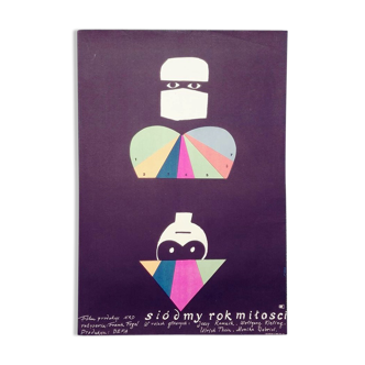 Original Polish Poster of 1969 58x84