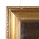 Peinture ancienne à sujet religieux, huile sur toile, XVIIe siècle
