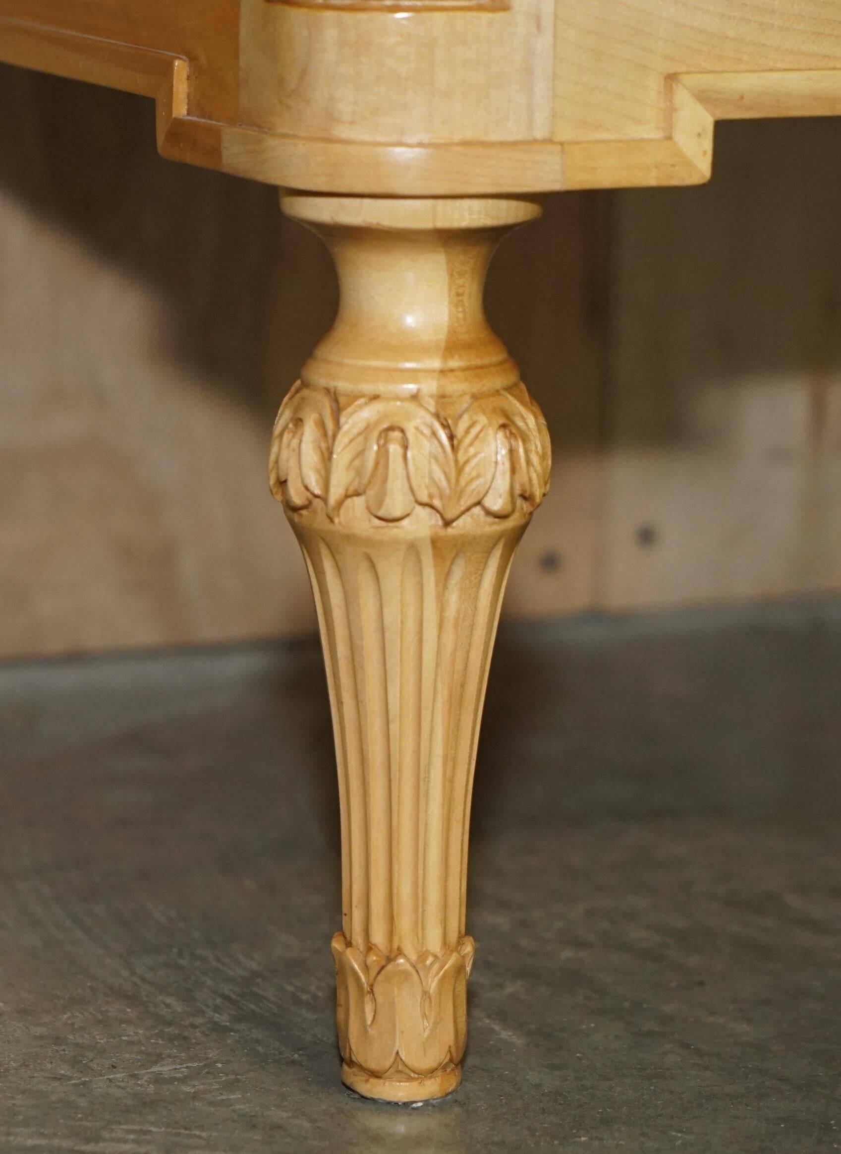 Pair of tall hardwood chests of drawers, walnut and marble.