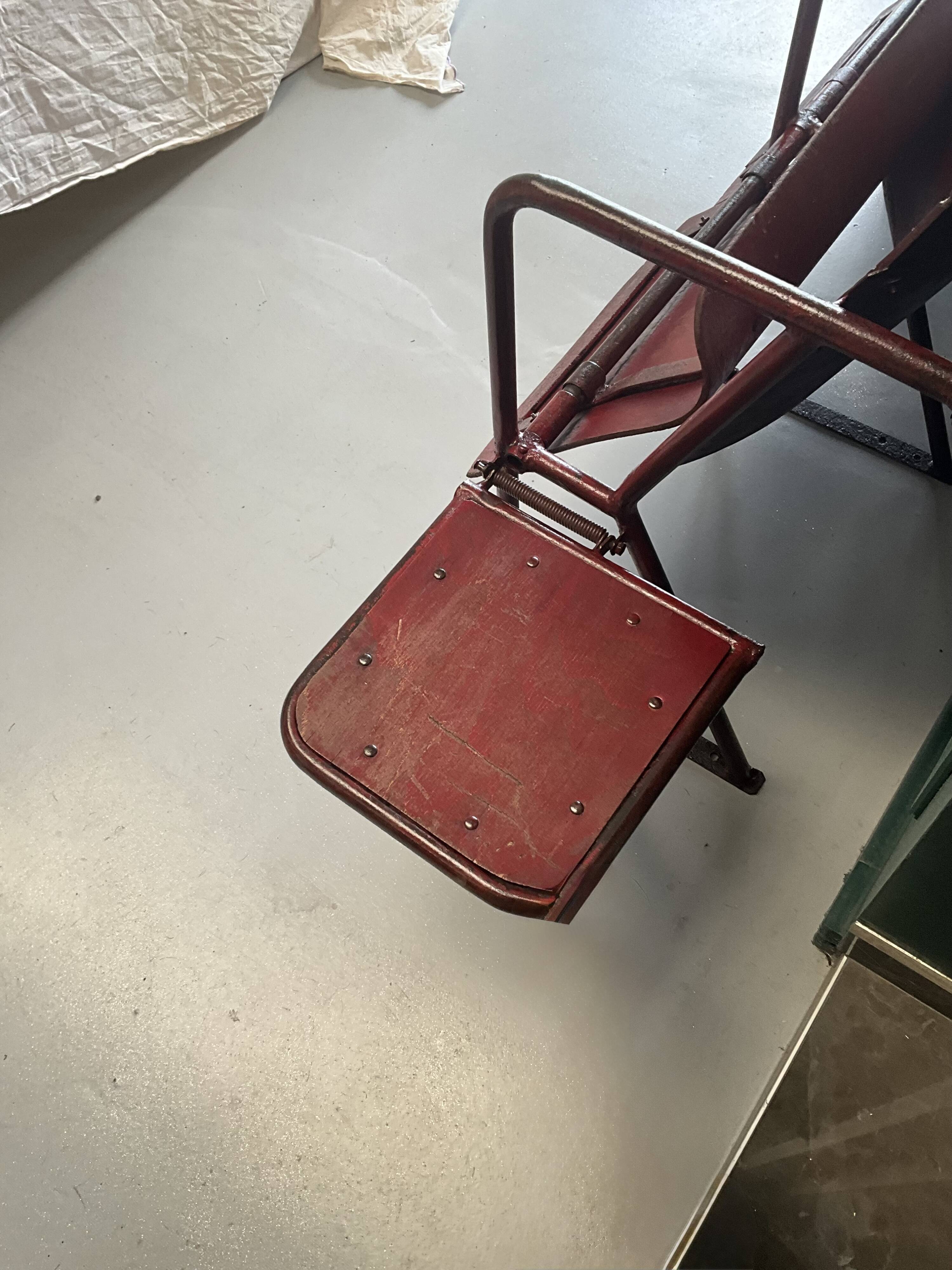 Old cinema seat