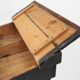 19th century Swedish desk in original black paint