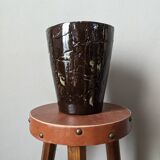 Ceramic vase, handmade pottery, contemporary design, country decor