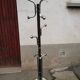 Vintage metal and marble coat rack