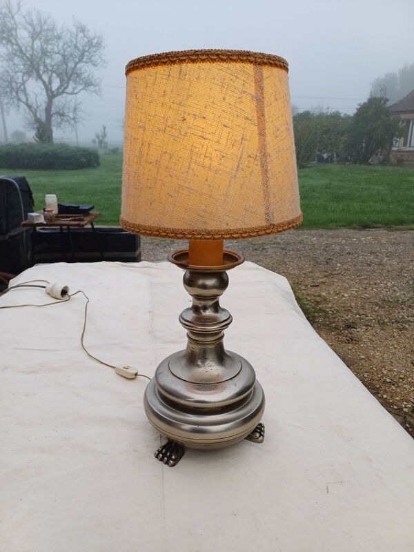Lampe en étain des Années 60