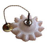 Opaline pendant light from the 60s