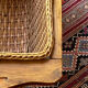 Wicker and wood basket