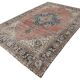 Terracotta Tones Pastel Decorative Vintage Persian Rug, 238x357 Cm