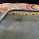 1970 chrome and smoked glass coffee table