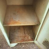 Vintage metal locker cabinet