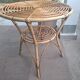 Table d'appoint italienne en bambou du milieu du siècle