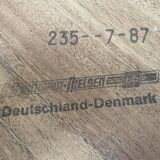 Teak coffee table by Burchardt Nielsen Denmark 1960