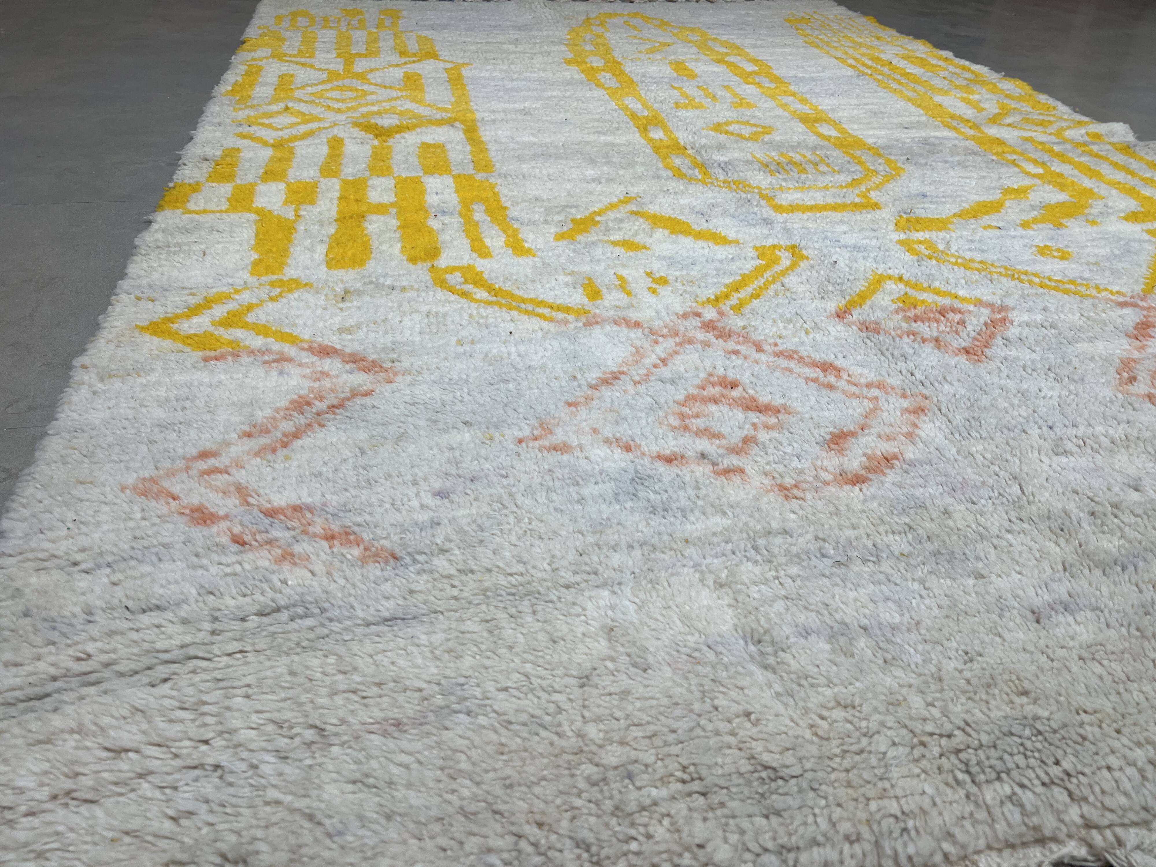 Berber abstract art carpet