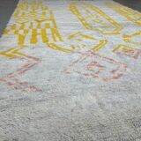 Tapis art abstrait berbère