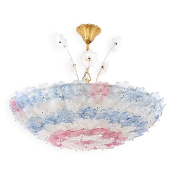 Murano glass floral Barovier & Toso flower chandelier