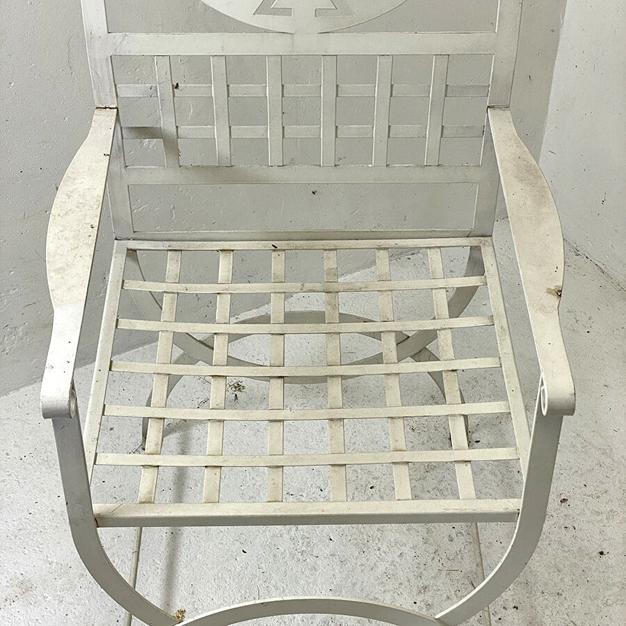 Metal garden furniture