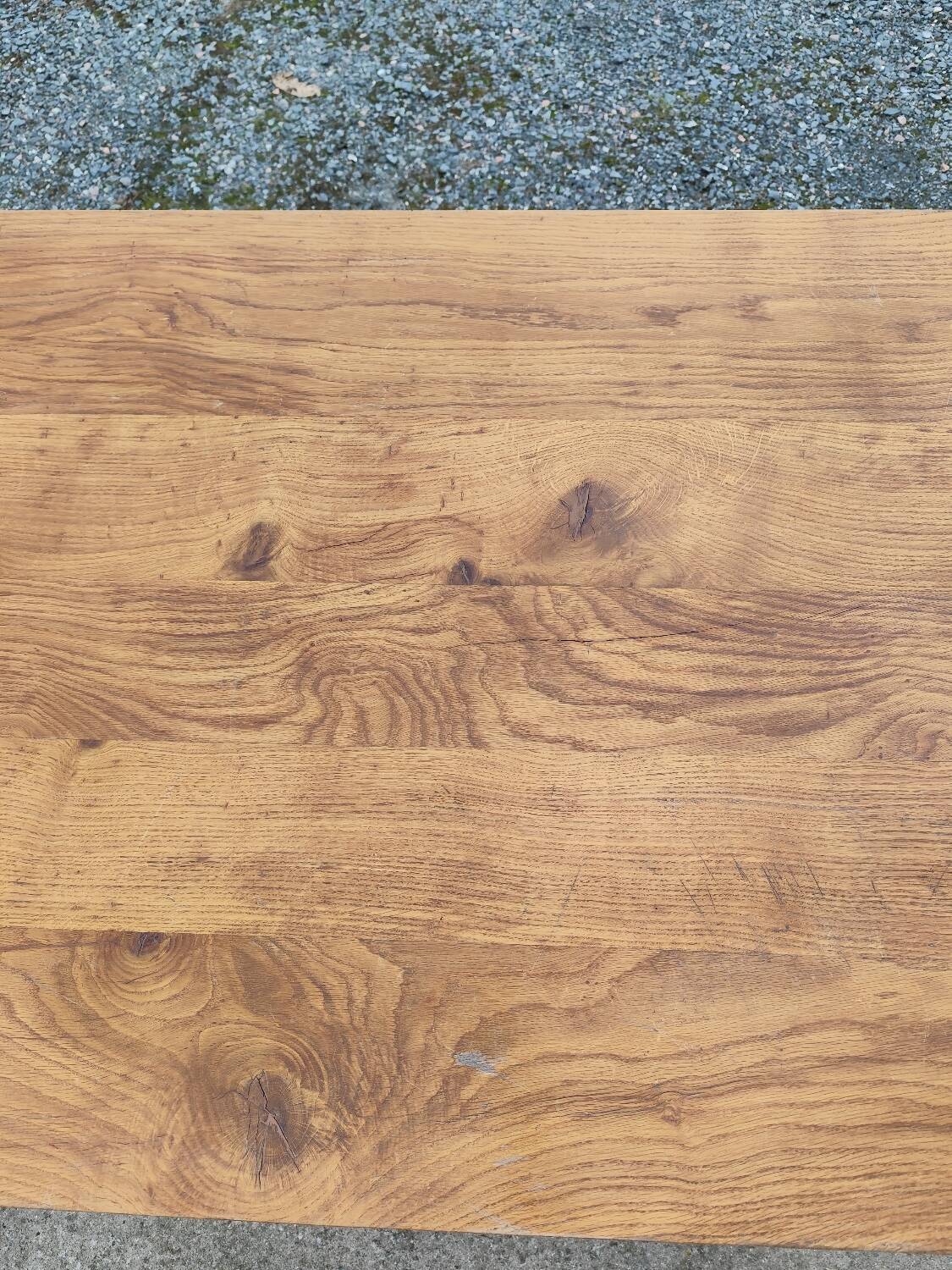 XXL farmhouse table with spindle legs 320 cm in solid oak