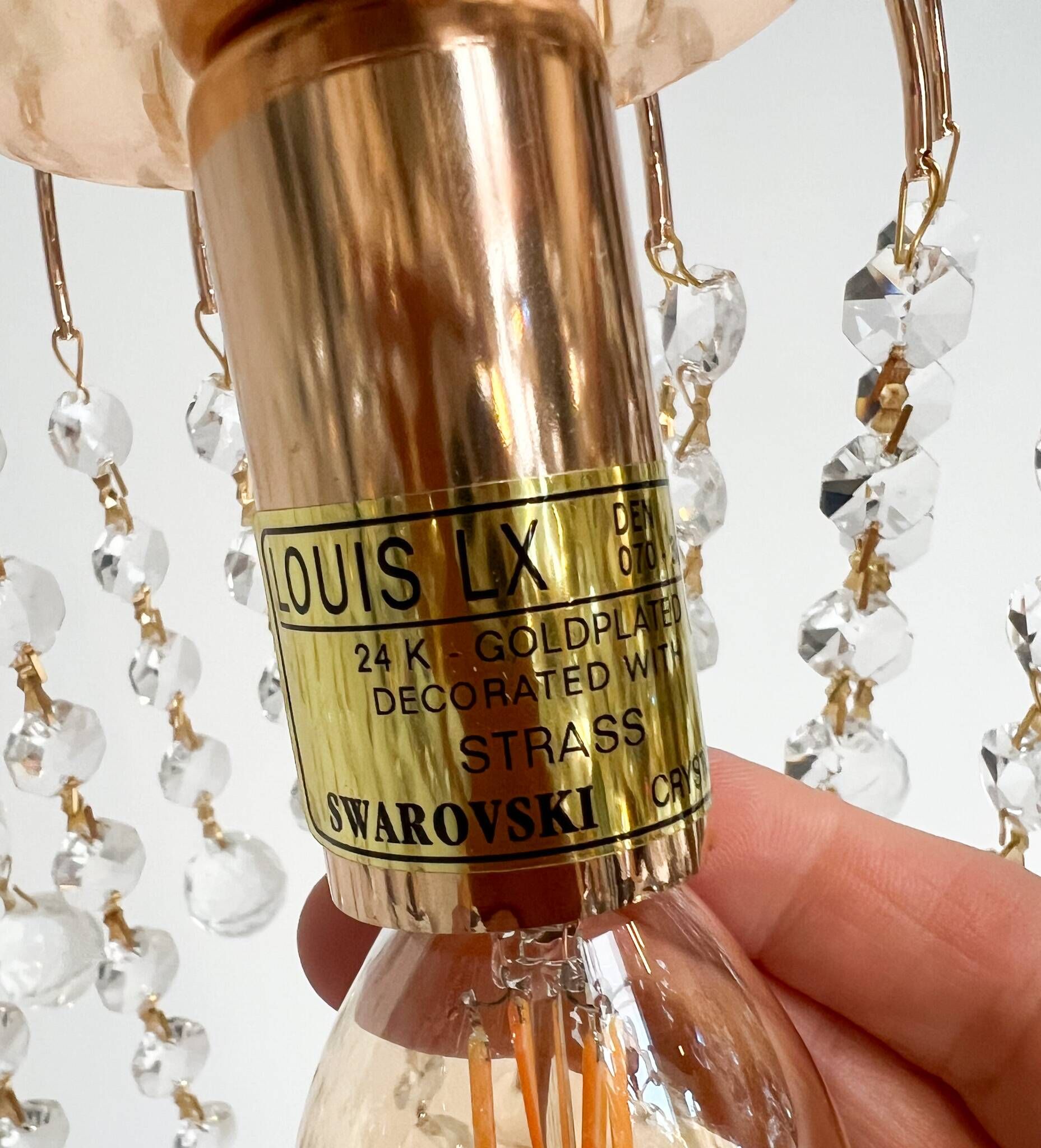 Italian cristal chandelier by Swarovski, after 2000