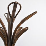 Rattan coat rack 1970