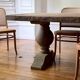 Table monastere en chene ancien massif - soleil - 300 cm de long