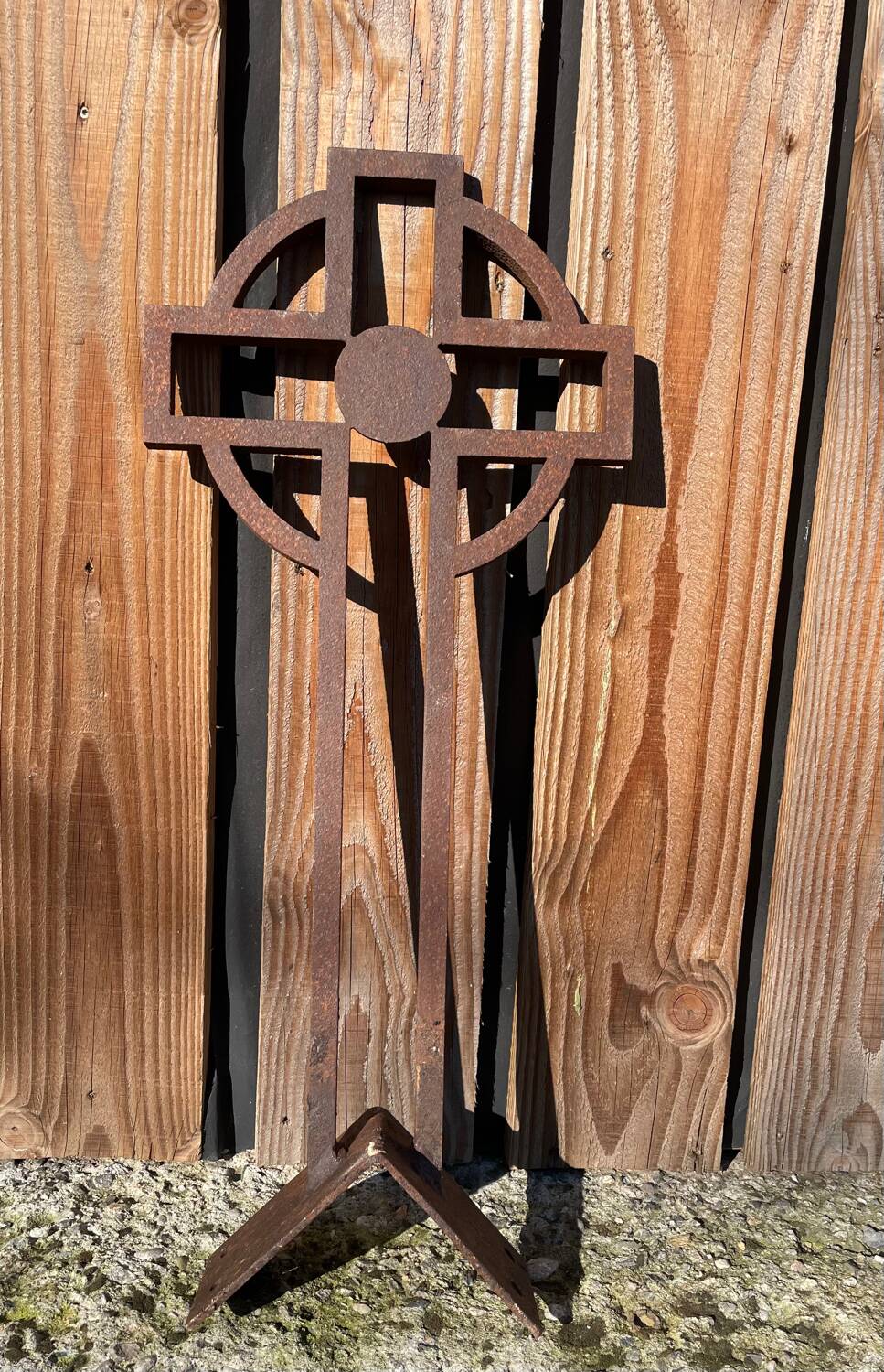 Large religious Celtic cross