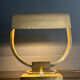 Adjustable lamp art deco modernist vintage solid brass, France 1930