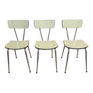 chaise formica et métal