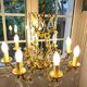 Louis XV style bronze chandelier