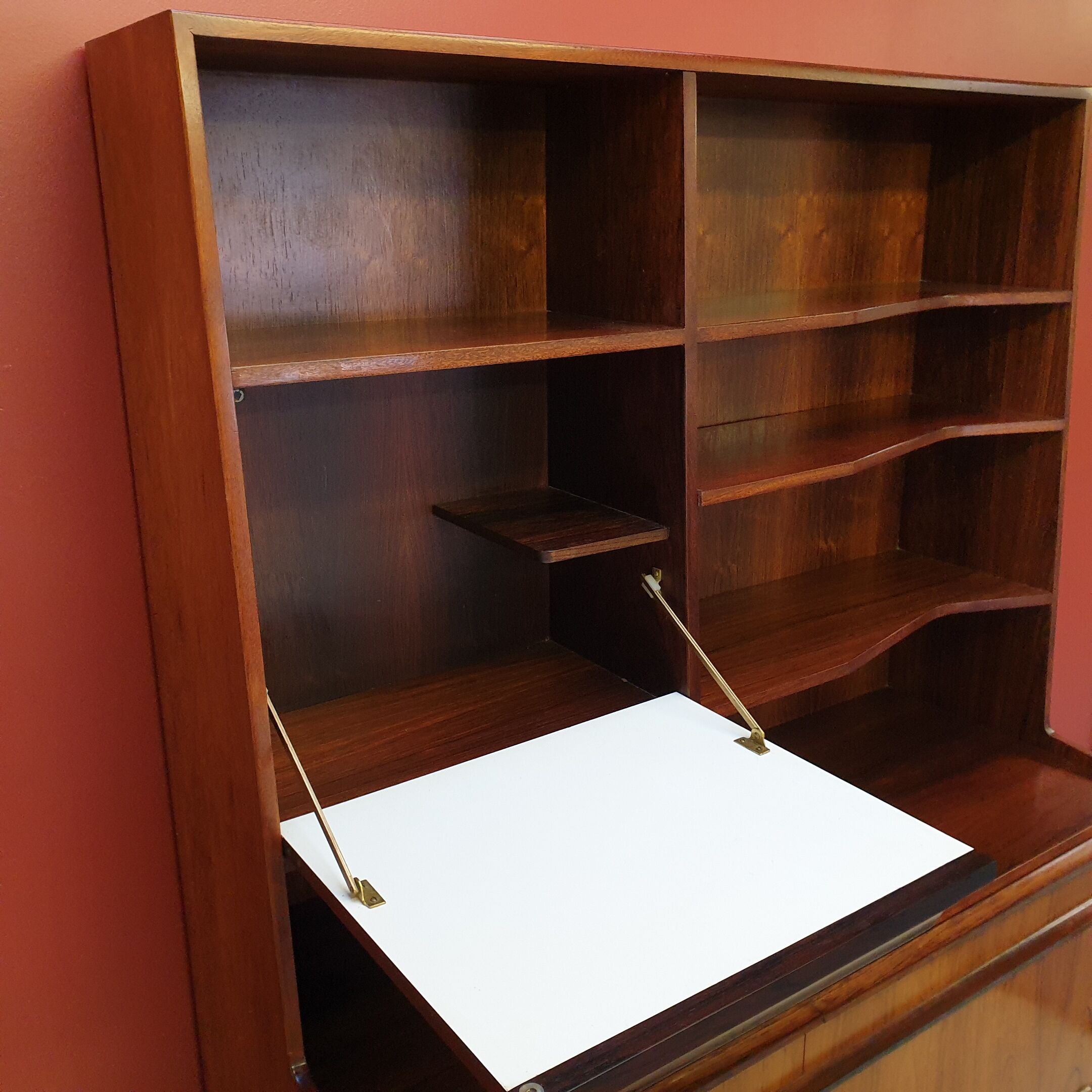 Bookcase designed by Tom Robertson, Mcintosh circa 1960