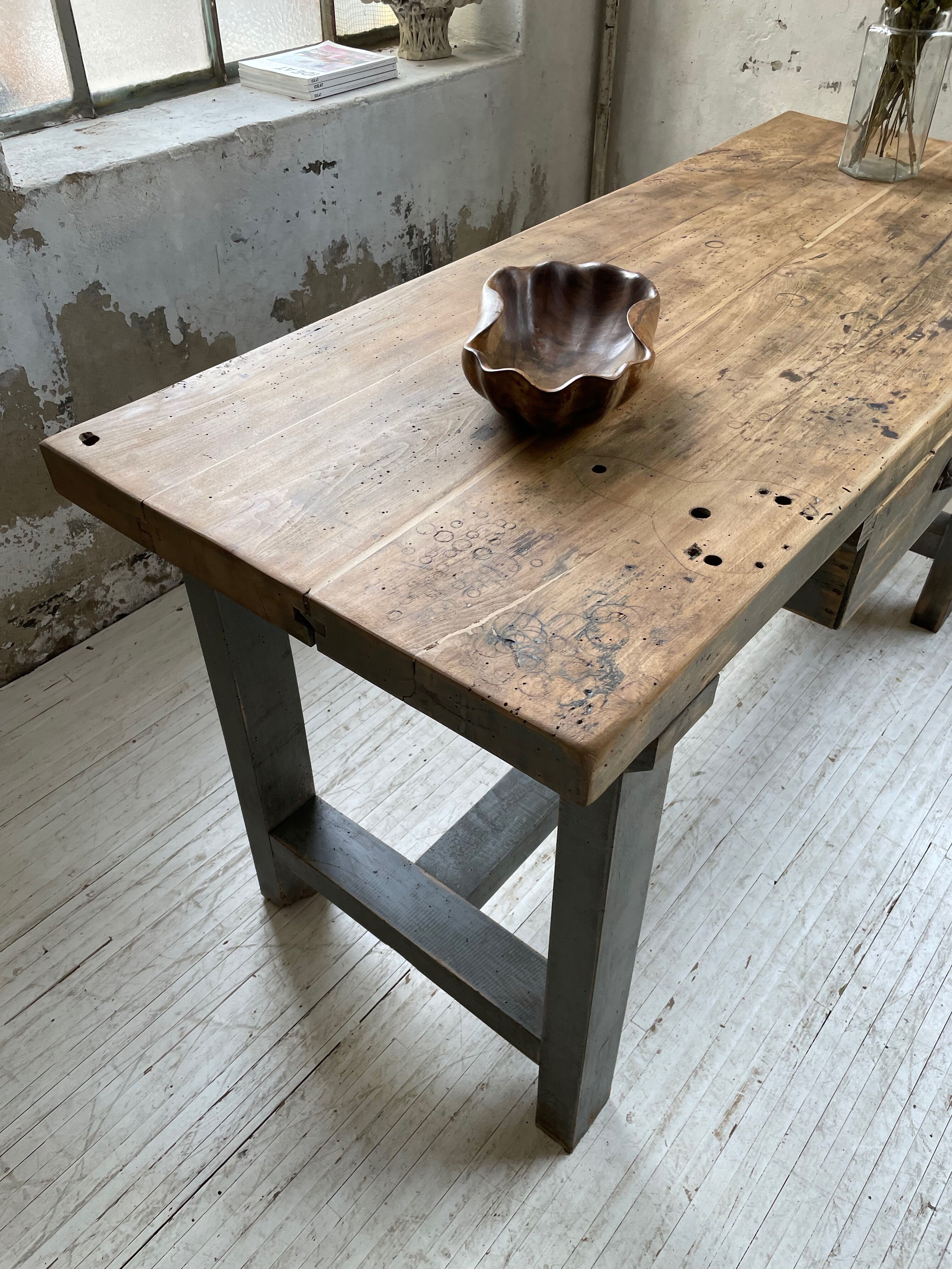 Established central island beech solid 170cm