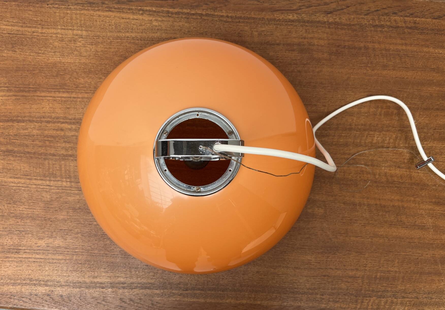 Suspended lamp Zurich Italian from the space age mid-century by Luigi Massoni for Guzzini.