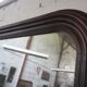 Large mahogany mirror 110x182cm