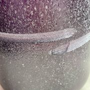 Vase Barbini Murano Violet - Vintage Signé