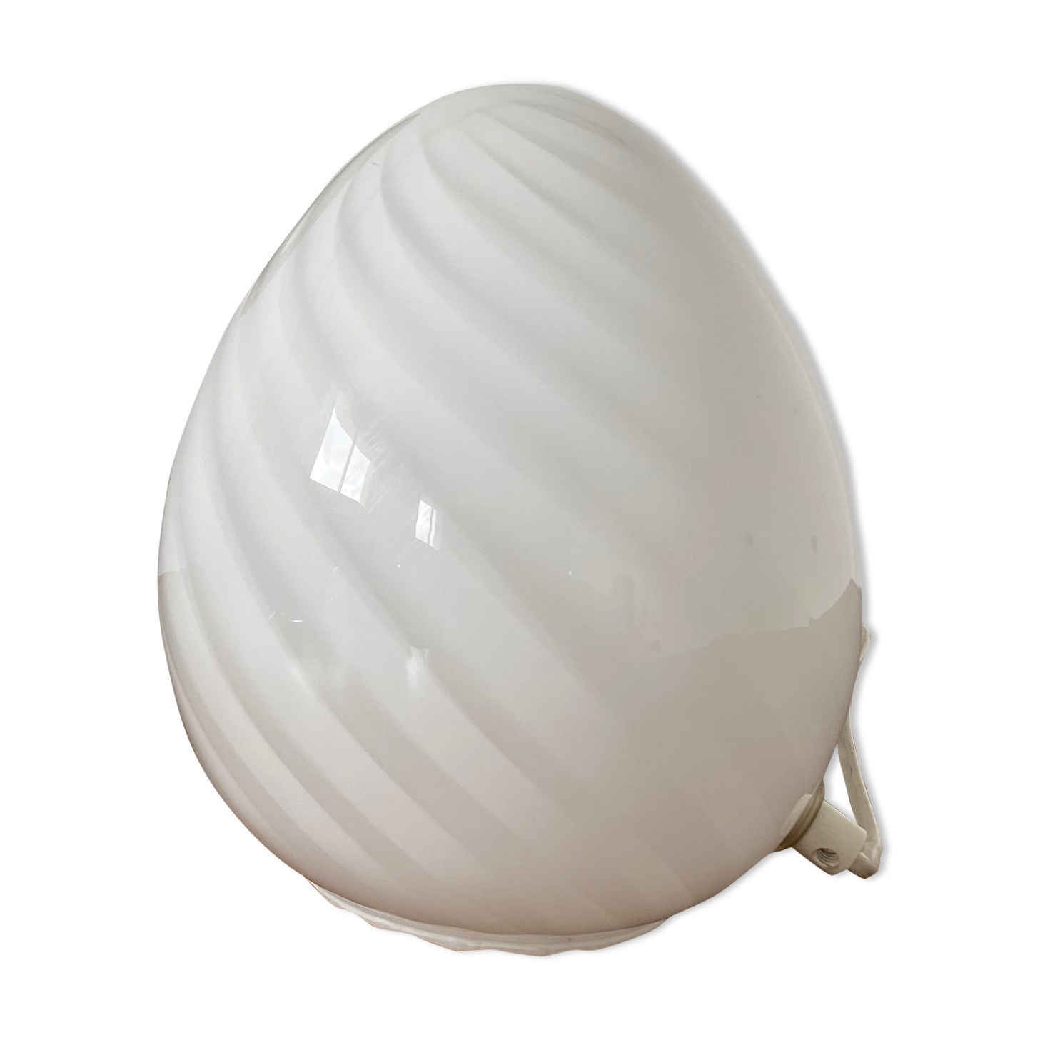 Lamp mini egg vintage glass of MURANO ITALY 1970