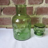 Service in vintage orangeade in light green bubble in very good condition