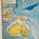 Geographical school Oceania Delagrave 60s map