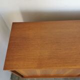 Vintage enfilade, walnut veneer 1970