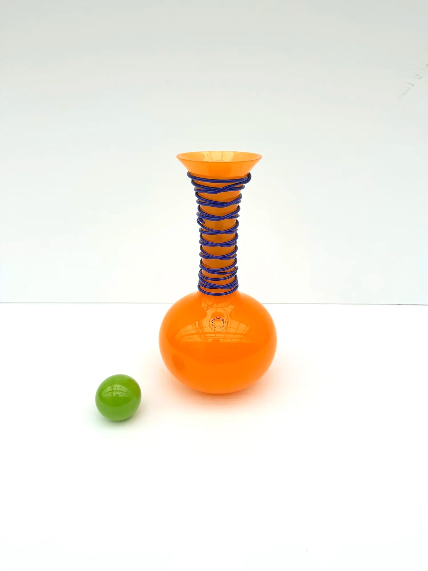 Bottle by Vincenzo Nason & Cie in Murano glass, Italy 1980