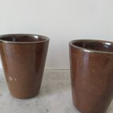4 sandstone glasses