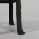 Antique Viennese side table handcrafted in wrought iron.