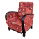 Art Deco armchair with new patterned upholstery, 1930s