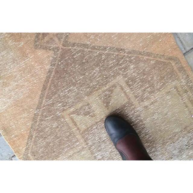 Vintage Turkish hallway carpet from the 1920s - 89 cm × 355 cm