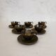 Coffee cups / brass tea