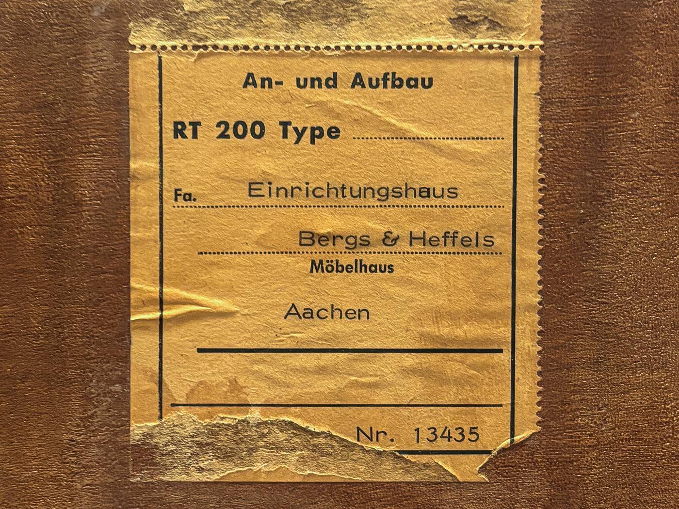 Buffet des années 1960 par Heinrich Riestenpatt