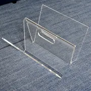 Magazine rack. Plexiglass. 1970s.