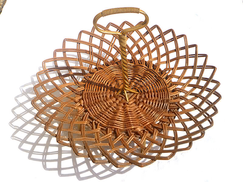 fruit basket, old, vintage