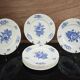 Lot de 8 assiettes plates en faïence de Boch Frères La Louvière "Rohdia"