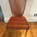 Three 1960s Scoubidou chairs