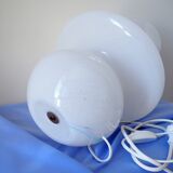 Lampe champignon Murano bleu et rose